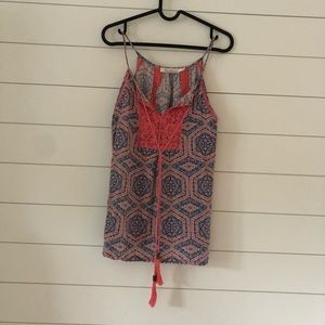 Solitaire BOHO Crocheted Tank, Siz